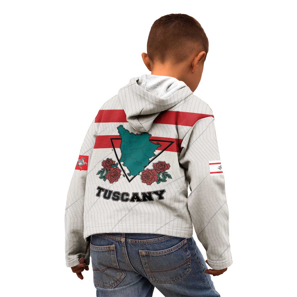 Italy Tuscany Kid Hoodie Pegasus With Map Style LT19