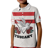 Italy Tuscany Kid Polo Shirt Pegasus With Map Style LT19