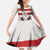 Italy Tuscany Kid Short Sleeve Dress Pegasus With Map Style LT19
