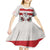 Italy Tuscany Kid Short Sleeve Dress Pegasus With Map Style LT19