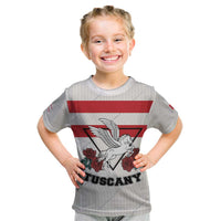 Italy Tuscany Kid T Shirt Pegasus With Map Style LT19