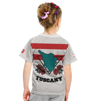 Italy Tuscany Kid T Shirt Pegasus With Map Style LT19