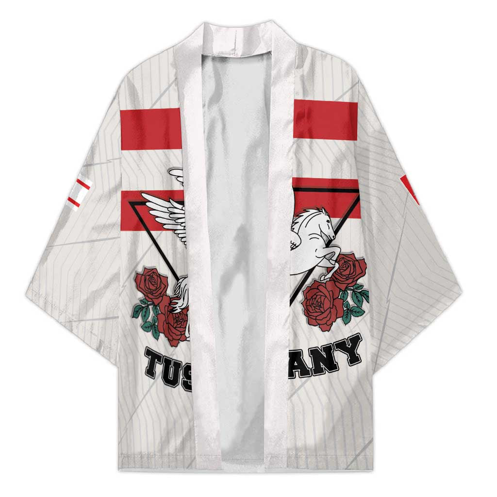 Italy Tuscany Kimono Pegasus With Map Style - Wonder Print Shop