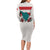 Italy Tuscany Long Sleeve Bodycon Dress Pegasus With Map Style LT19