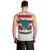 Italy Tuscany Men Tank Top Pegasus With Map Style LT19