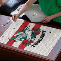 Italy Tuscany Puzzle Pegasus With Map Style - Wonder Print Shop