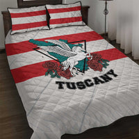 Italy Tuscany Quilt Bed Set Pegasus With Map Style - Wonder Print Shop