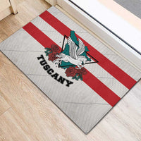 Italy Tuscany Rubber Doormat Pegasus With Map Style - Wonder Print Shop