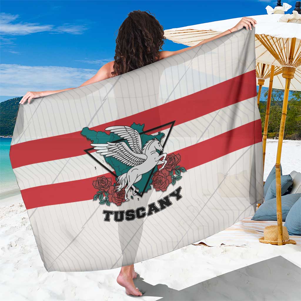 Italy Tuscany Sarong Pegasus With Map Style - Wonder Print Shop