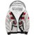 Italy Tuscany Sherpa Hoodie Pegasus With Map Style LT19