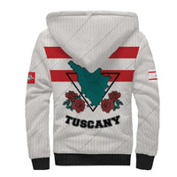 Italy Tuscany Sherpa Hoodie Pegasus With Map Style LT19