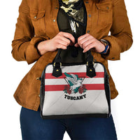 Italy Tuscany Shoulder Handbag Pegasus With Map Style - Wonder Print Shop