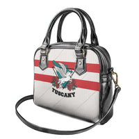 Italy Tuscany Shoulder Handbag Pegasus With Map Style - Wonder Print Shop