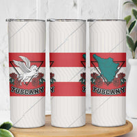 Italy Tuscany Skinny Tumbler Pegasus With Map Style - Wonder Print Shop