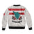 Italy Tuscany Sleeve Zip Bomber Jacket Pegasus With Map Style LT19