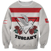 Italy Tuscany Sweatshirt Pegasus With Map Style LT19