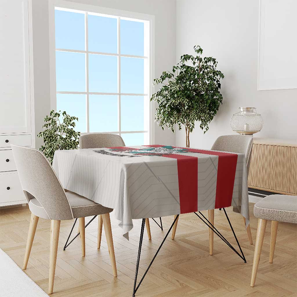 Italy Tuscany Tablecloth Pegasus With Map Style - Wonder Print Shop