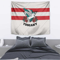 Italy Tuscany Tapestry Pegasus With Map Style - Wonder Print Shop