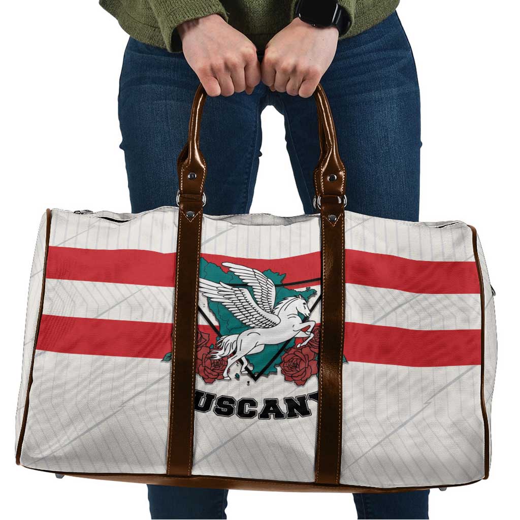 Italy Tuscany Travel Bag Pegasus With Map Style - Wonder Print Shop