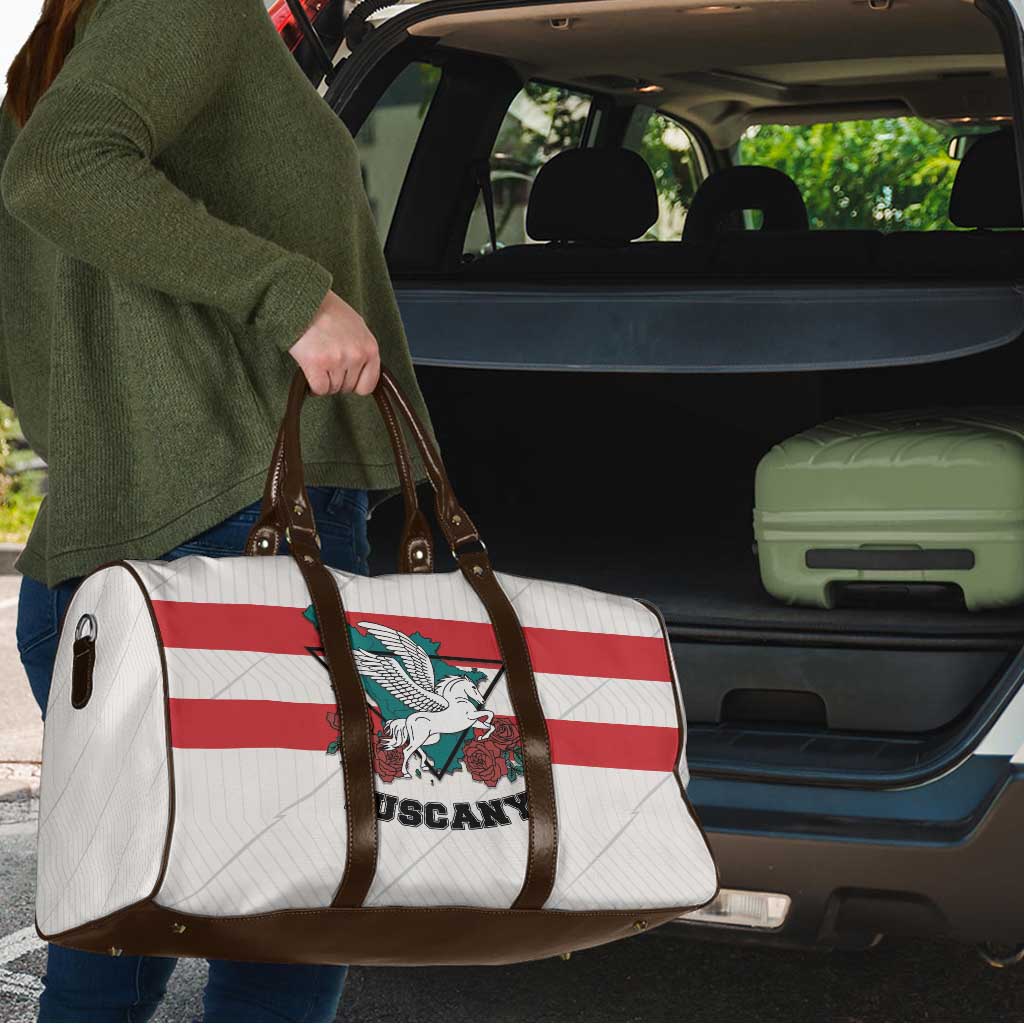 Italy Tuscany Travel Bag Pegasus With Map Style - Wonder Print Shop