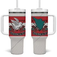 Italy Tuscany Tumbler With Handle Pegasus With Map Style - Wonder Print Shop