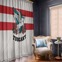 Italy Tuscany Window Curtain Pegasus With Map Style - Wonder Print Shop