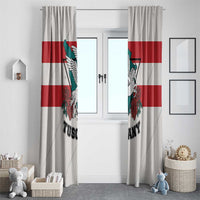 Italy Tuscany Window Curtain Pegasus With Map Style - Wonder Print Shop