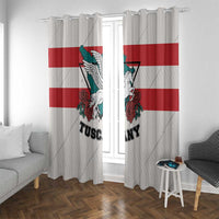 Italy Tuscany Window Curtain Pegasus With Map Style - Wonder Print Shop