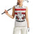 Italy Tuscany Women Sleeveless Polo Shirt Pegasus With Map Style LT19