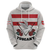 Italy Tuscany Zip Hoodie Pegasus With Map Style LT19