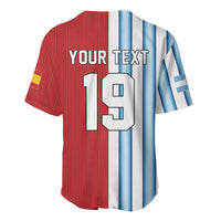 Custom Argentina Spain 2026 World Final Football Baseball Jersey Road To Glory