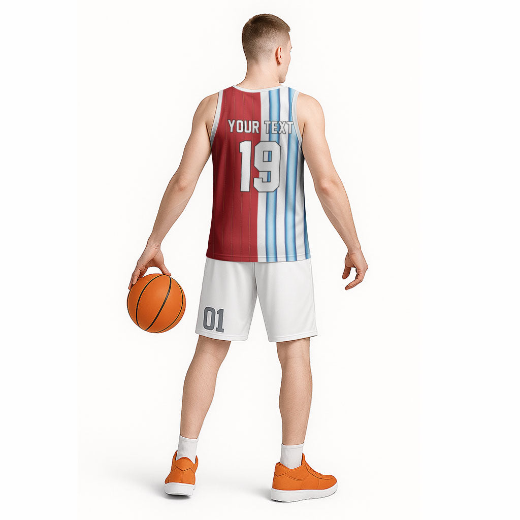 Custom Argentina Spain 2026 World Final Football Basketball Jersey Road To Glory