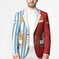 Custom Argentina Spain 2026 World Final Football Blazer Road To Glory