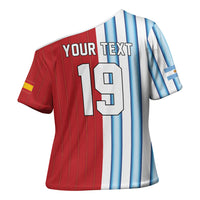 Custom Argentina Spain 2026 World Final Football Cross Shoulder Shirt Road To Glory