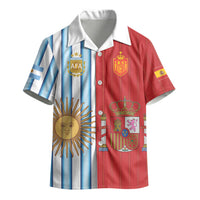 Custom Argentina Spain 2026 World Final Football Kid Hawaiian Shirt Road To Glory