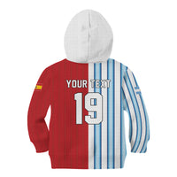 Custom Argentina Spain 2026 World Final Football Kid Hoodie Road To Glory