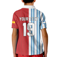 Custom Argentina Spain 2026 World Final Football Kid Polo Shirt Road To Glory
