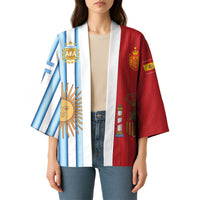 Custom Argentina Spain 2026 World Final Football Kimono Road To Glory