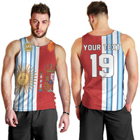 Custom Argentina Spain 2026 World Final Football Men Tank Top Road To Glory