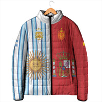 Custom Argentina Spain 2026 World Final Football Padded Jacket Road To Glory