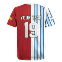 Custom Argentina Spain 2026 World Final Football Rugby Jersey Road To Glory