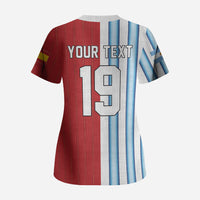 Custom Argentina Spain 2026 World Final Football Scrub Top Road To Glory