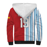 Custom Argentina Spain 2026 World Final Football Sherpa Hoodie Road To Glory