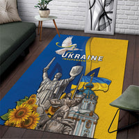 Ukraine Independence Day Area Rug Tryzub Heritage Freedom Pride
