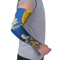 Personalized Ukraine Independence Day Arm Sleeves Tryzub Heritage Freedom Pride