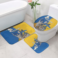 Ukraine Independence Day Bathroom Set Tryzub Heritage Freedom Pride