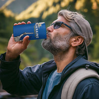 Personalized Ukraine Independence Day 4 in 1 Can Cooler Tumbler Tryzub Heritage Freedom Pride