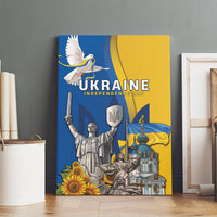 Ukraine Independence Day Canvas Wall Art Tryzub Heritage Freedom Pride