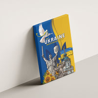 Ukraine Independence Day Canvas Wall Art Tryzub Heritage Freedom Pride