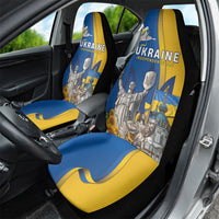 Ukraine Independence Day Car Seat Cover Tryzub Heritage Freedom Pride